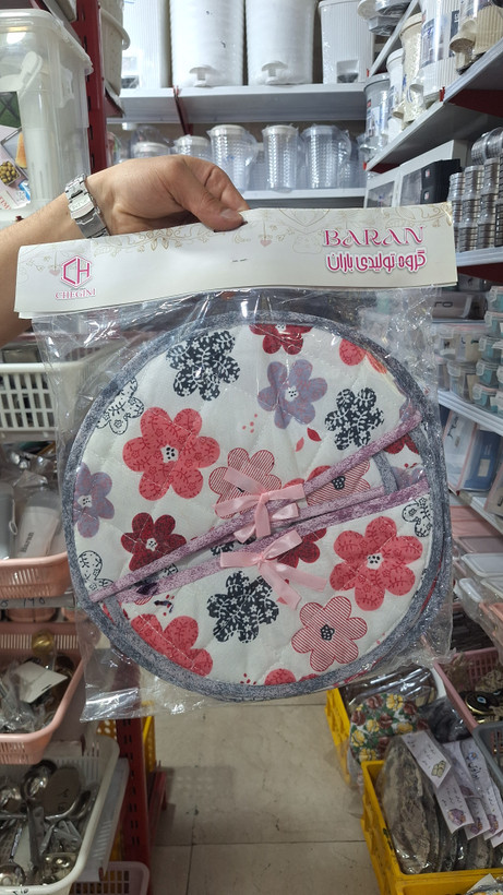 سرویس دم کنی پارچه ای برند باران ۲ تیکه