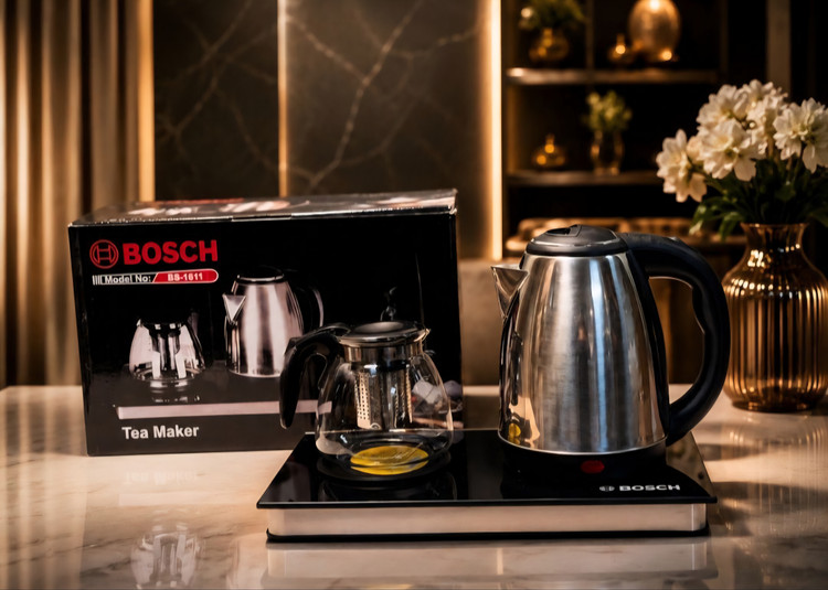 چای ساز کنار همی برند BOSCH بوش صفحه شیشه ای